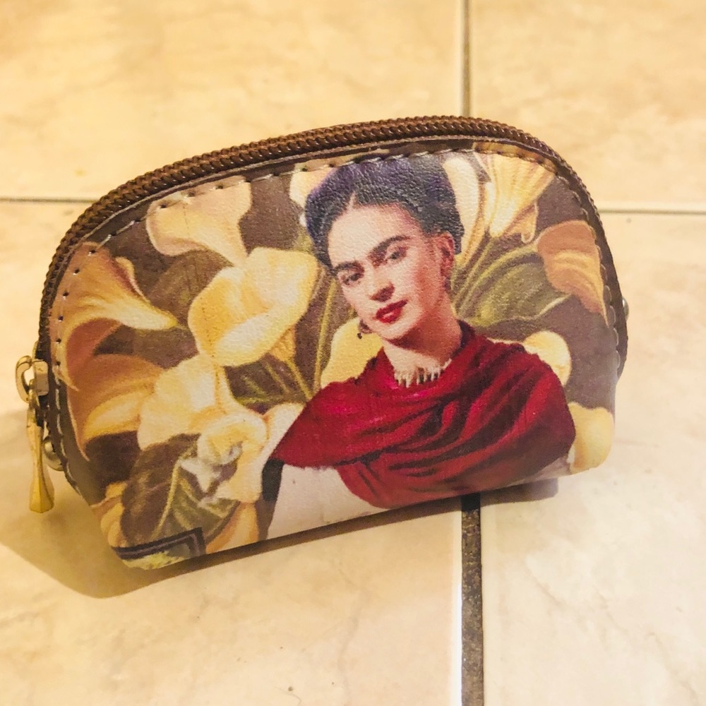 Frida Khalo Purse Leather